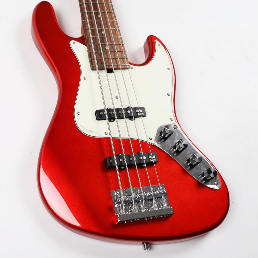 Sadowsky サドウスキー MetroExpress MX21 VJ5 Morado Fingerboard Candy Apple Red 5弦エレキベース ボディ画像 