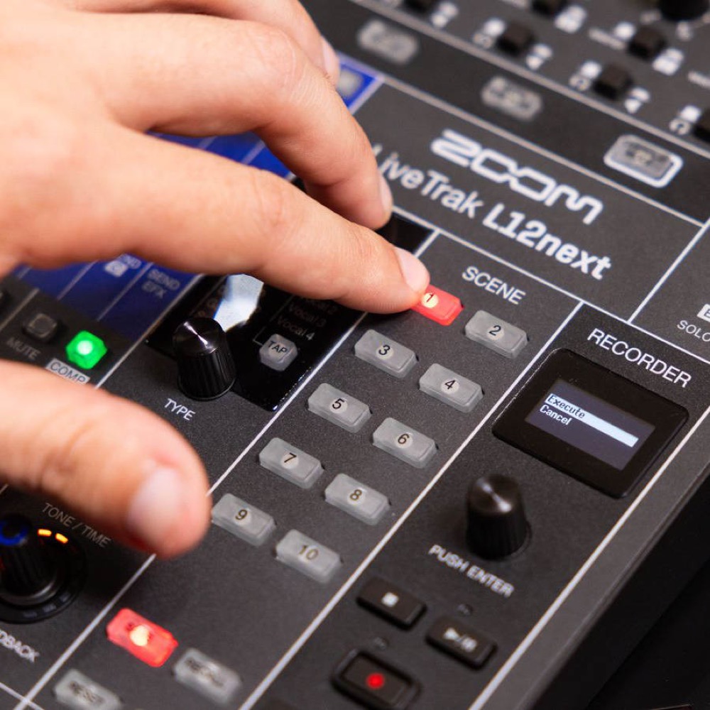 ZOOM ズーム LiveTrak L12next 12chミキサー＆マルチトラックレコーダー サブ画像4