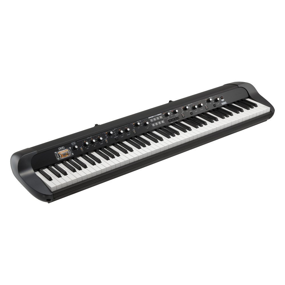 KORG SV2-88 Stage Vintage Piano エレクトリックステージピアノ スピーカー非搭載モデル 88鍵 コルグ 斜めアングル画像