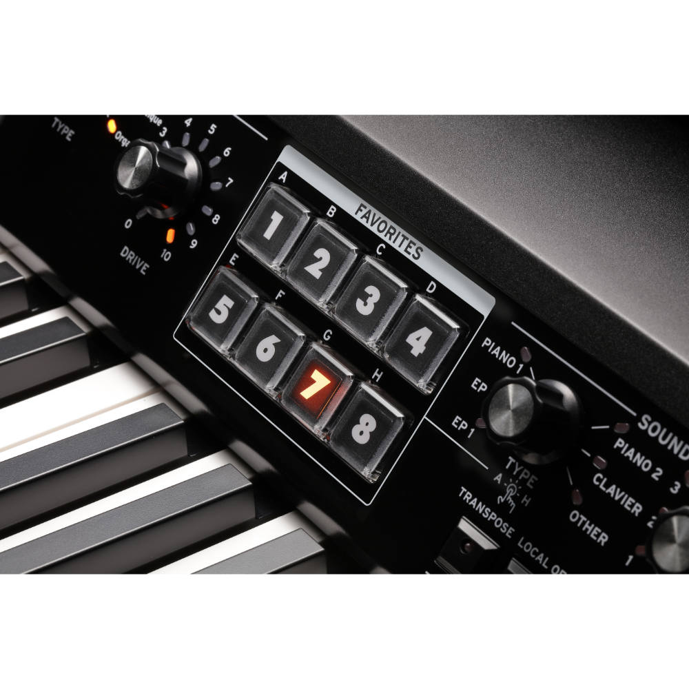 KORG SV2-88 Stage Vintage Piano エレクトリックステージピアノ スピーカー非搭載モデル 88鍵 コルグ コントロール画像2