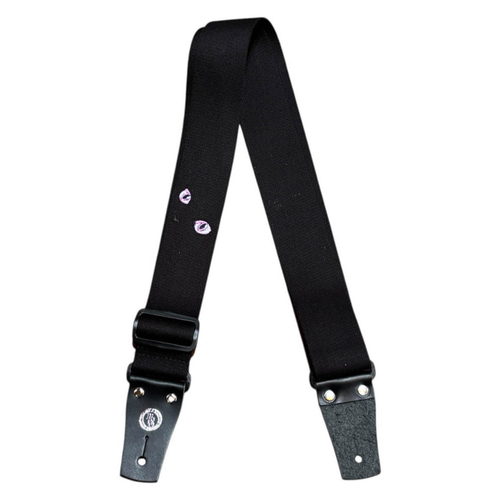Grande uomo グランデウオモ TENDER STRAP TS-2 AC ねこ ローズクォーツ ギターストラップ