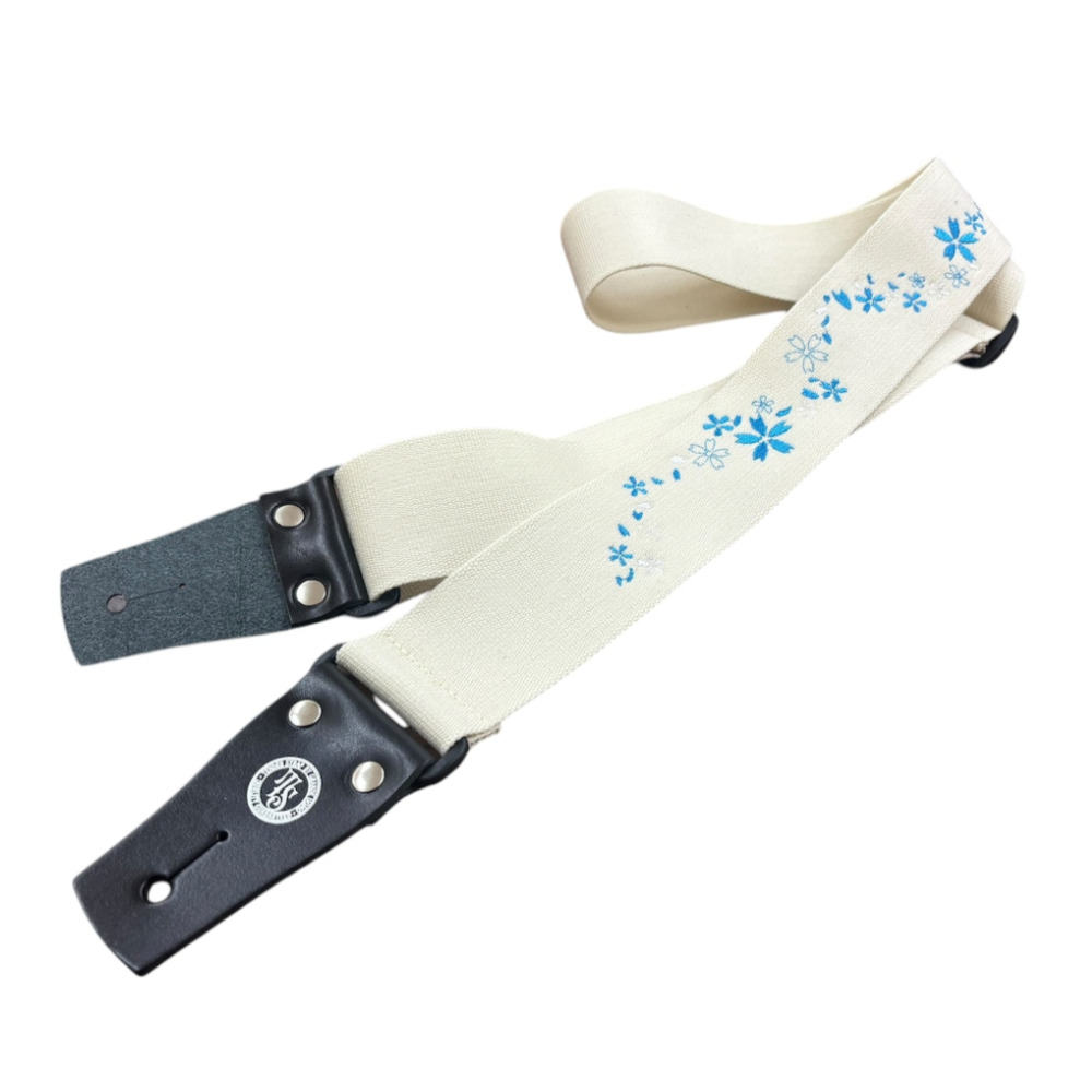 Grande uomo グランデウオモ TENDER STRAP TS-2 AC 雪桜 White ギターストラップ