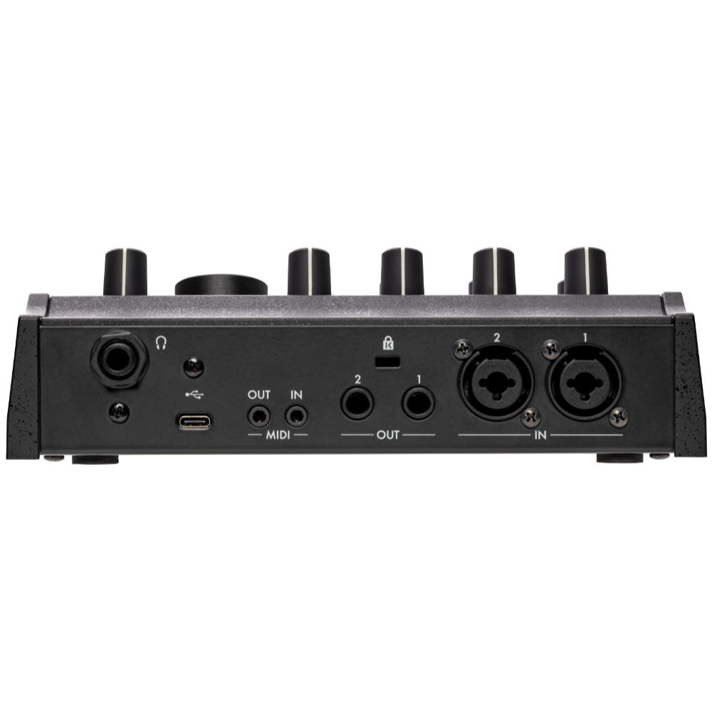 オーディオインターフェイス KORG microAUDIO 722 コルグ マイクロオーディオ アナログフィルターとしても使用可能 背面