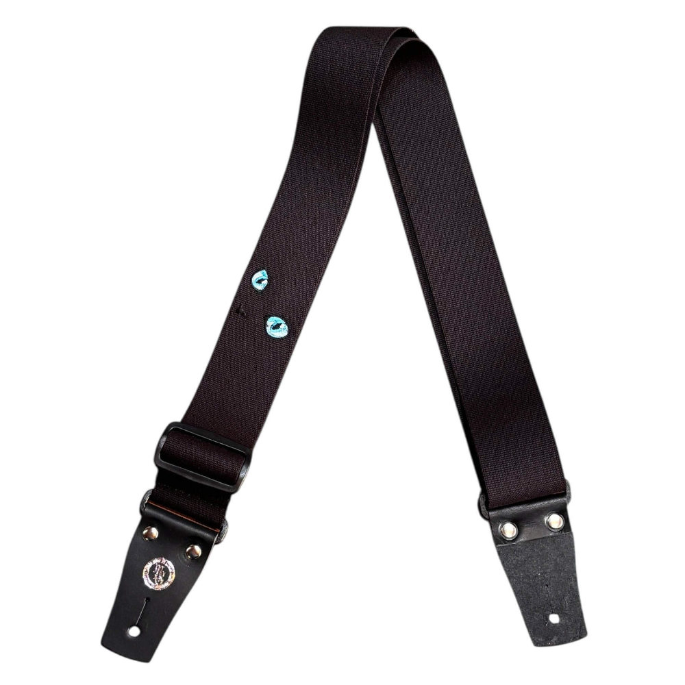 Grande uomo グランデウオモ TENDER STRAP TS-2 AC ねこ アクアマリン 3月 ギターストラップ