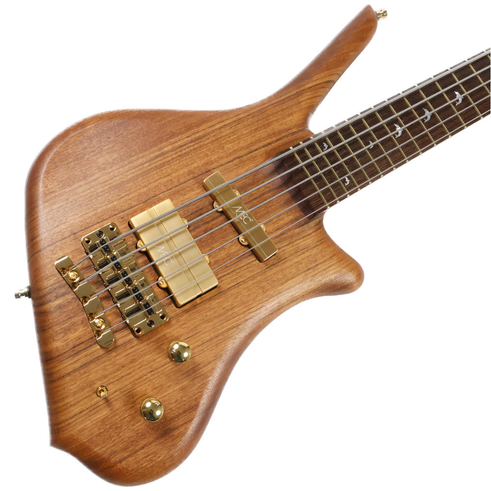WARWICK ワーウィック CUSTOM SHOP Masterbuilt Dolphin Pro I 5-string Natural Oil Finish Basic Model 5弦エレキベース ボディ画像 