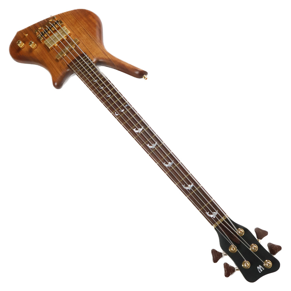 WARWICK ワーウィック CUSTOM SHOP Masterbuilt Dolphin Pro I 5-string Natural Oil Finish Basic Model 5弦エレキベース ボディ画像 