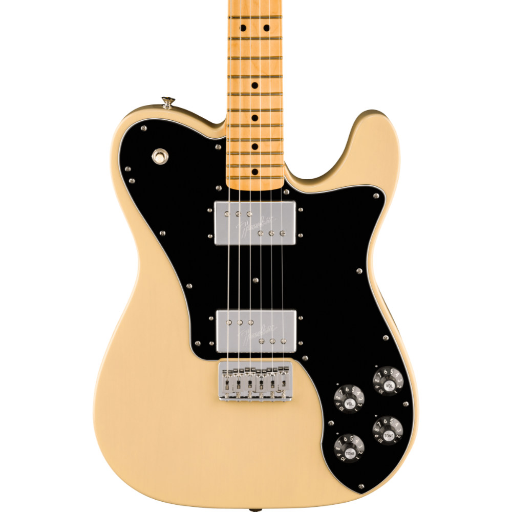 Fender フェンダー American Vintage II 1975 Telecaster Deluxe MN Vintage Blonde エレキギター テレキャスター ボディ画像