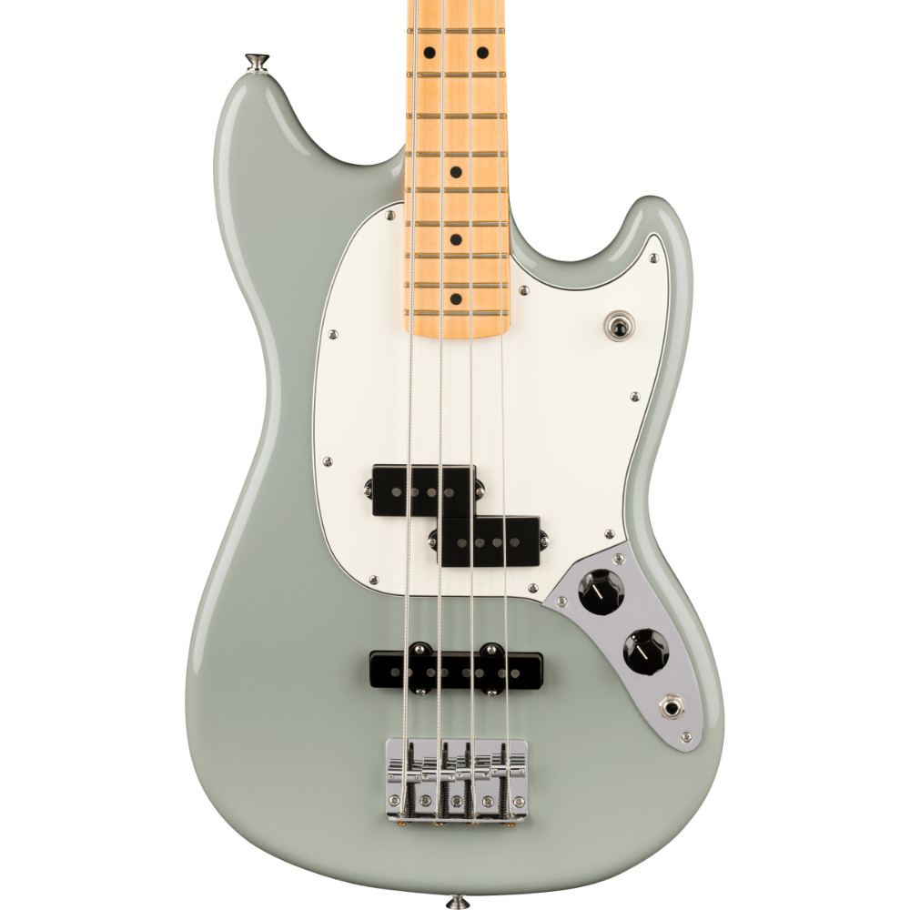 Fender フェンダー Player II Mustang Bass PJ MN Cactus Gray エレキベース ムスタングベース ボディ画像