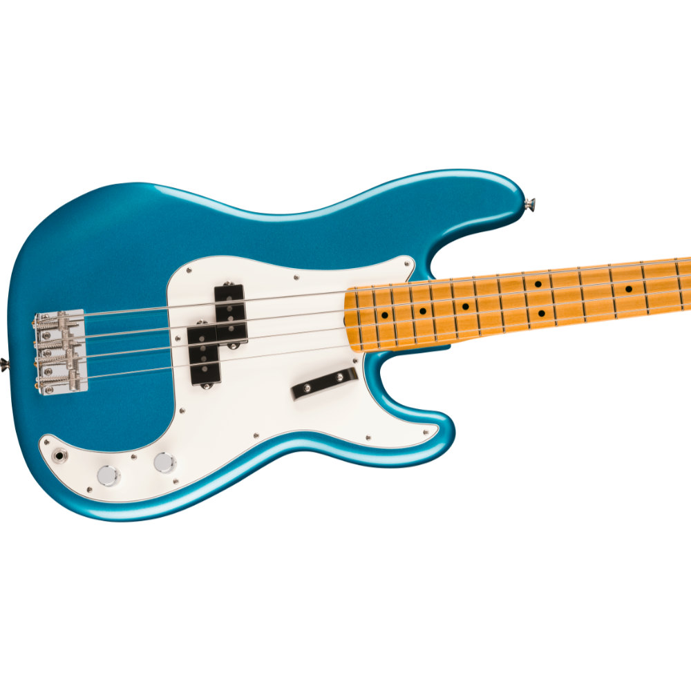 Fender フェンダー Vintera III Late ’60s Precision Bass MN Lake Placid Blue エレキベース プレシジョンベース ボディ斜めアングル画像