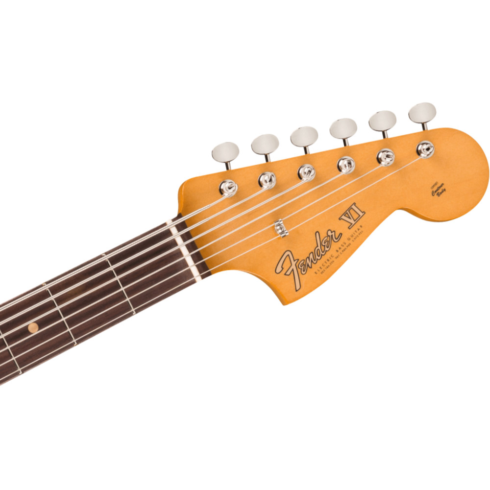 Fender フェンダー Vintera III Early ’60s Bass VI RW 3-Color Sunburst 6弦エレキベース ヘッド画像