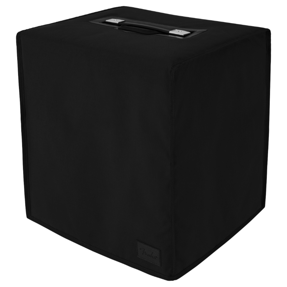 Fender フェンダー Deluxe Padded Rumble 100 Amplifier Cover ブラック アンプカバー 斜めアングル画像