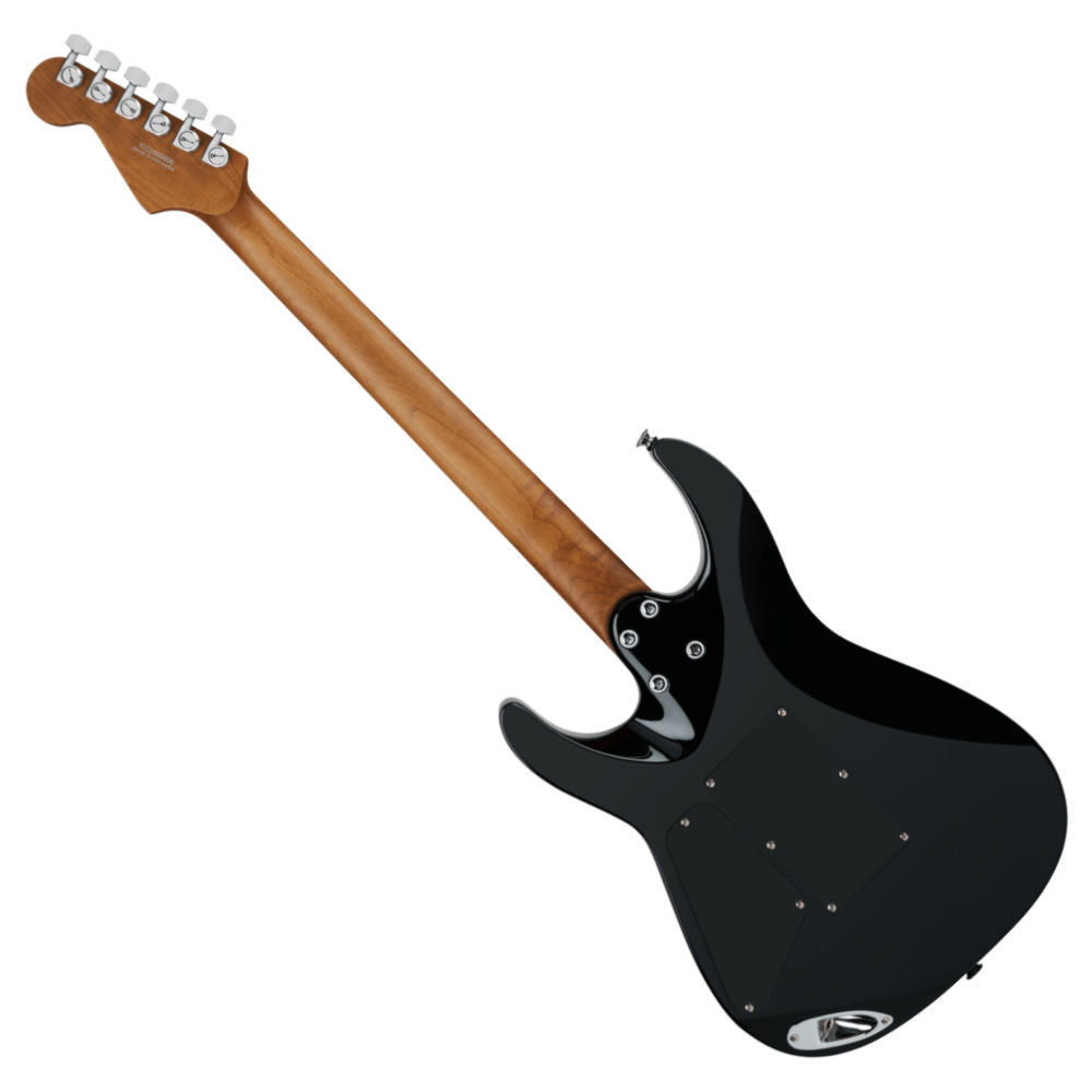 Charvel シャーベル Pro-Mod Plus DK24 HH 2PT EB Ebony Fingerboard - Raven Black エレキギター ボディバック
