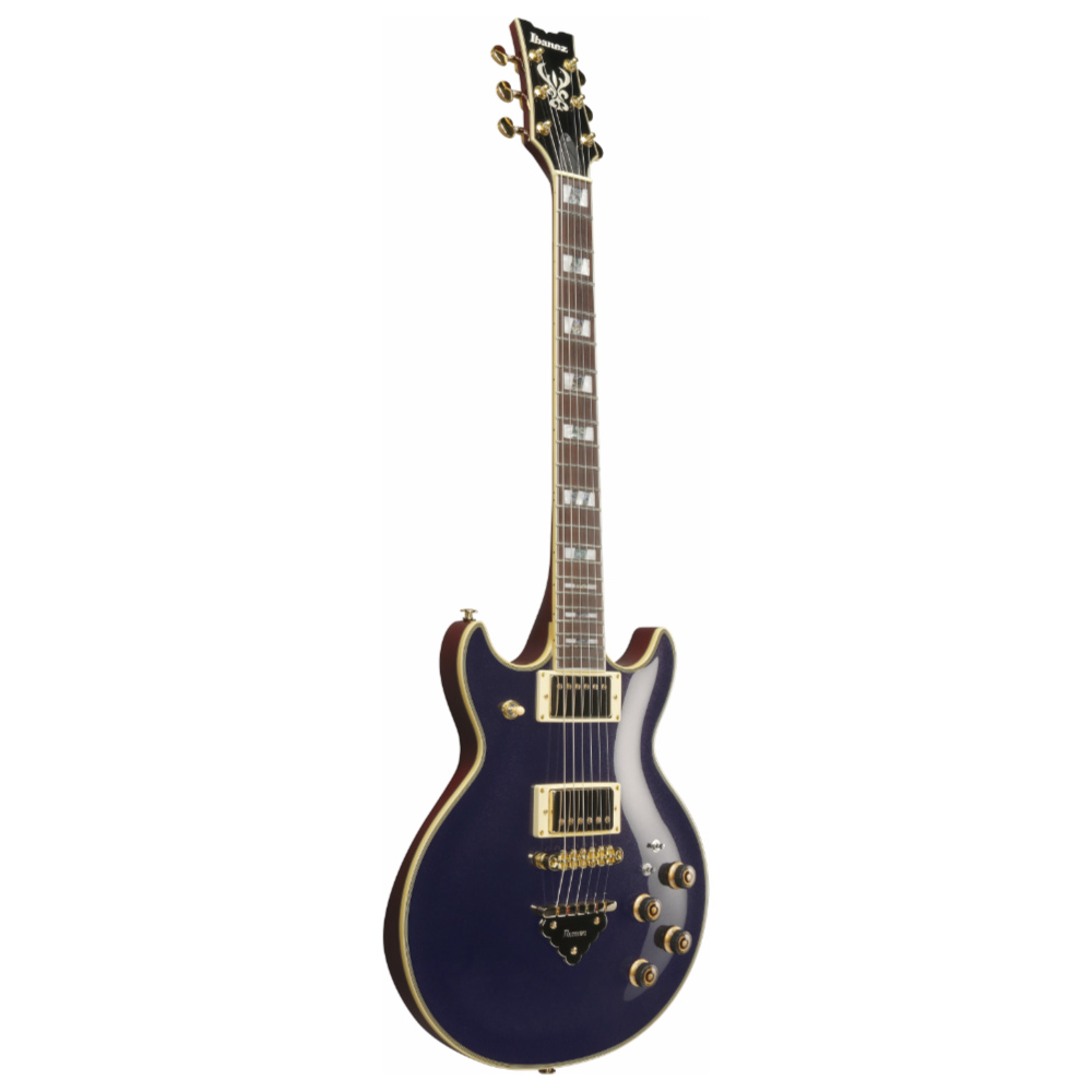 IBANEZ アイバニーズ AR320-MBM ARTIST Series Midnight Black Metallic エレキギター 斜めアングル画像