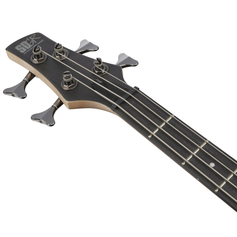 IBANEZ アイバニーズ SR280E-TKF Transparent Black Flat エレキベース ヘッド画像