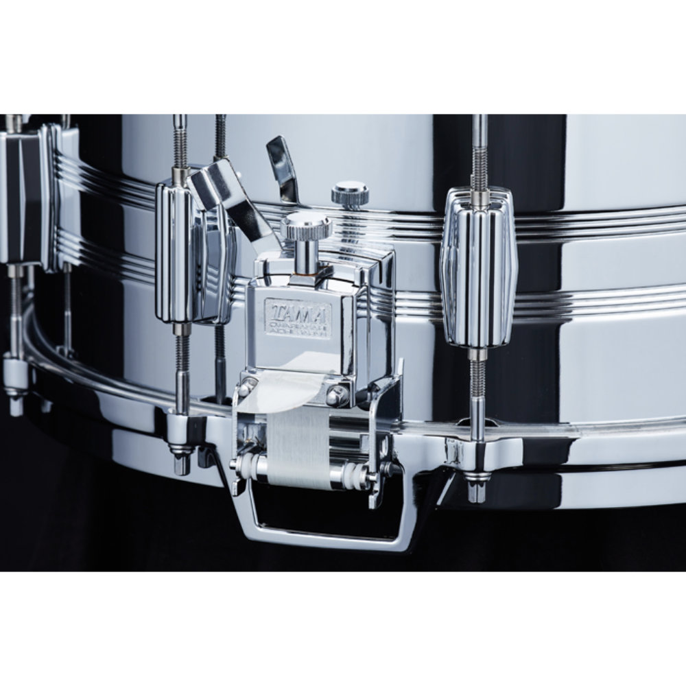 TAMA タマ 8056 50TH LIMITED MASTERCRAFT STEEL SNARE DRUM スネアドラム Roller Action Strainer