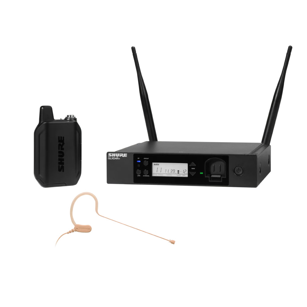 SHURE シュア GLXD14R+J/MX53-Z2 MX153イヤセットマイクロホン ハーフラック・ワイヤレスシステム