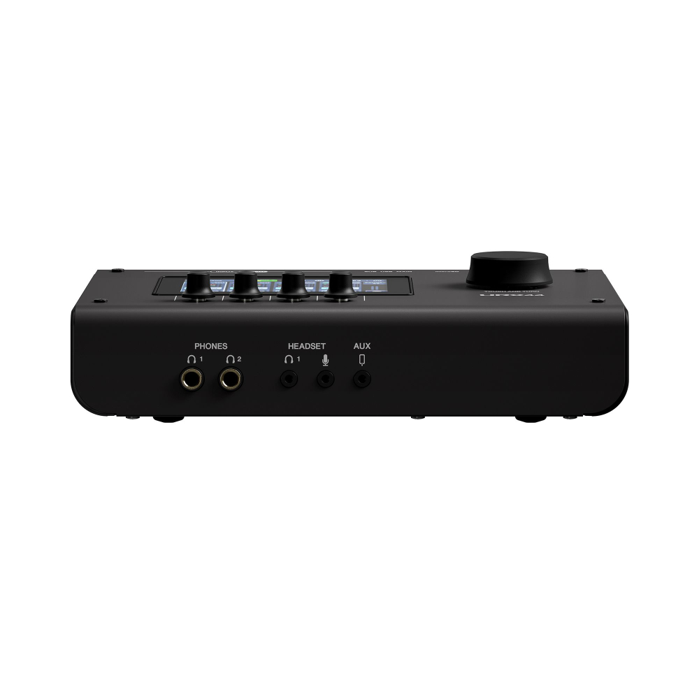 YAMAHA ヤマハ URX44 B URX Series Audio Interface 6in/4out USB-C オーディオインターフェース ブラック フロント画像