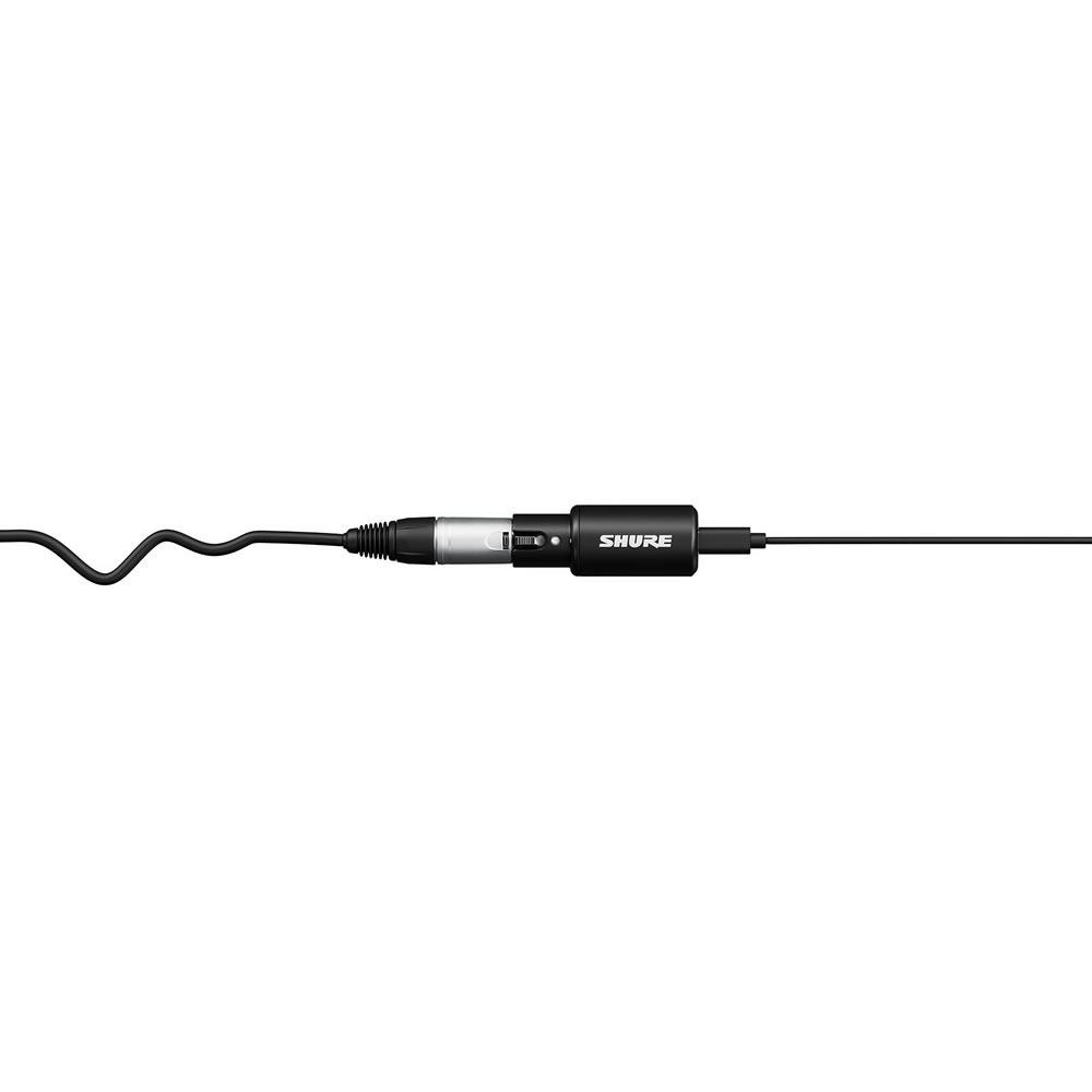 SHURE シュア MVX2U Gen2 デジタルオーディオインターフェース XLR端子マイク用インターフェイス ヘッドホン出力端子搭載 使用イメージ