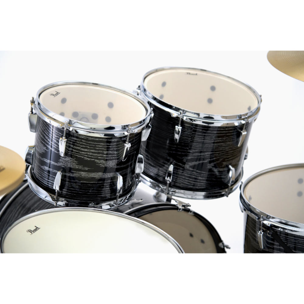 Pearl パール RS525SCWN/CN #801 Midnight Chrome Vortex Roadshow スタンダードサイズ ドラムセット 限定カラー タム画像1