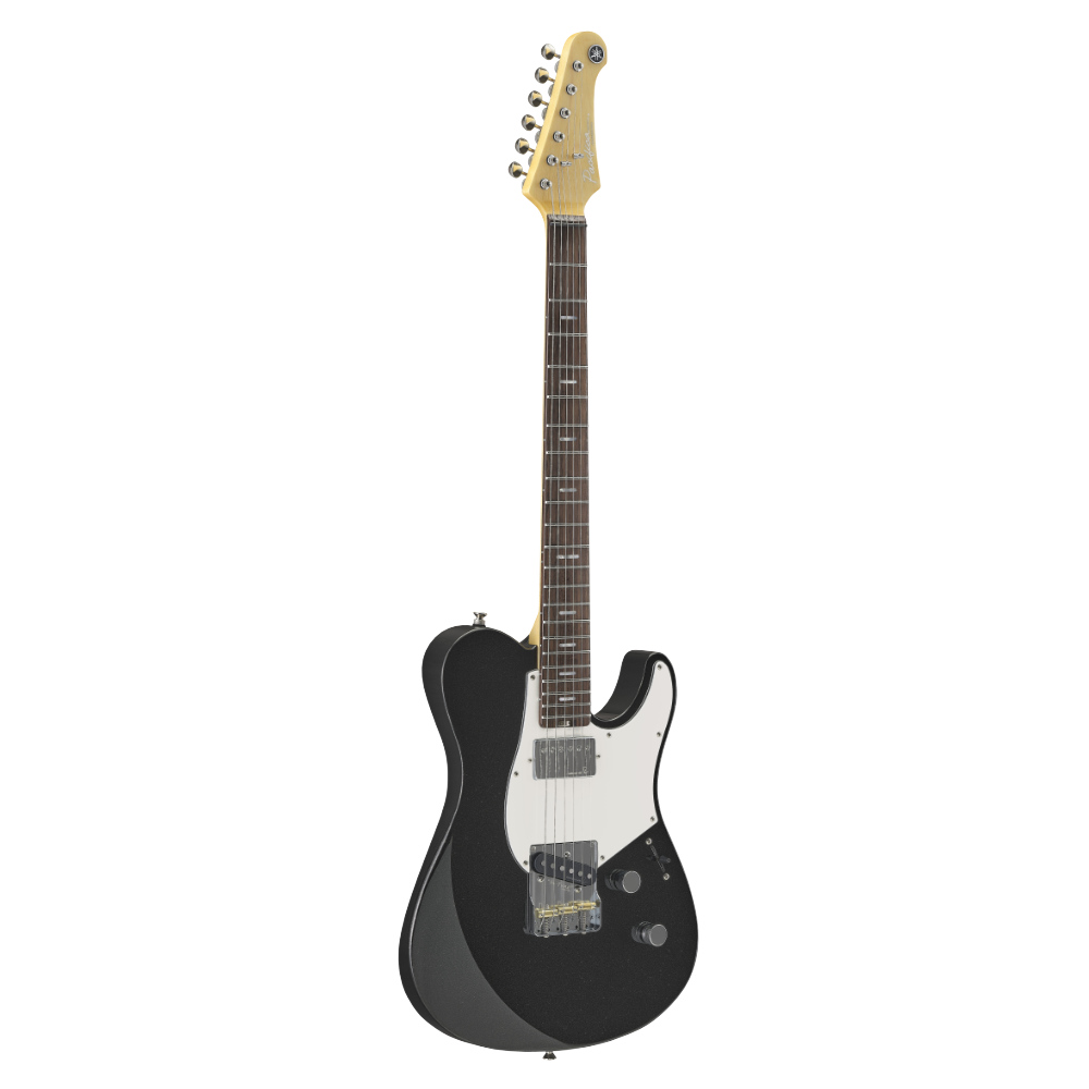 YAMAHA ヤマハ PACP11S BM Pacifica SC Professional BLACK METALLIC パシフィカSC プロフェッショナル エレキギター 斜めアングル画像