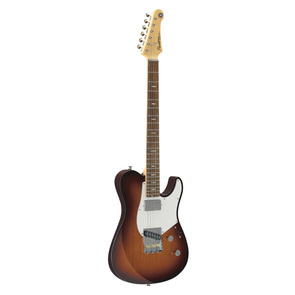 YAMAHA ヤマハ PACS+11S DTB Pacifica SC Standard Plus DESERT BURST パシフィカSC スタンダードプラス エレキギター 斜めアングル画像