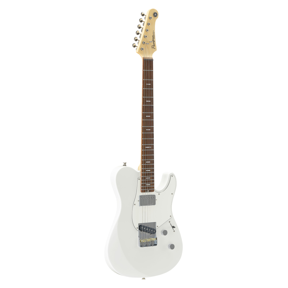 YAMAHA ヤマハ PACS+11S SWH Pacifica SC Standard Plus SHELL WHITE パシフィカSC スタンダードプラス エレキギター 斜めアングル画像