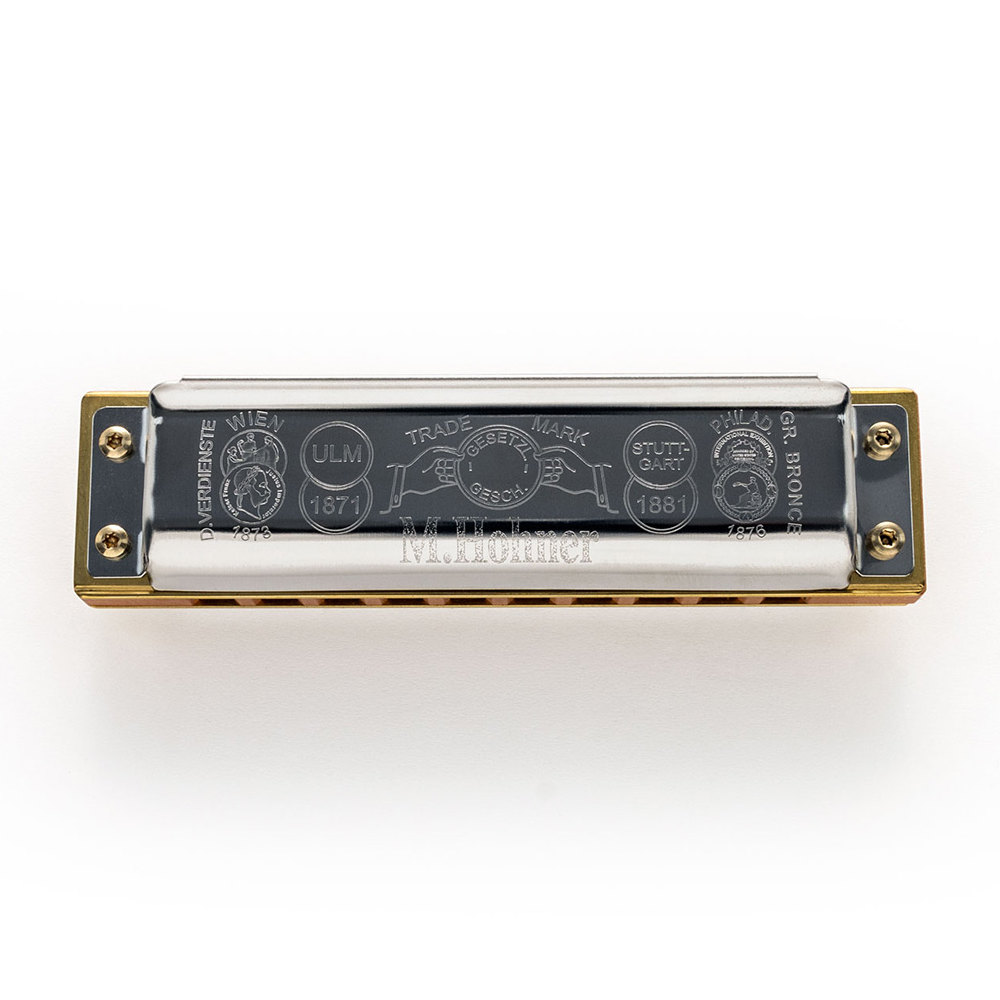HOHNER ホーナー Steve Baker Signature Harp G調 10ホールハーモニカ ブルースハープ ボトム画像