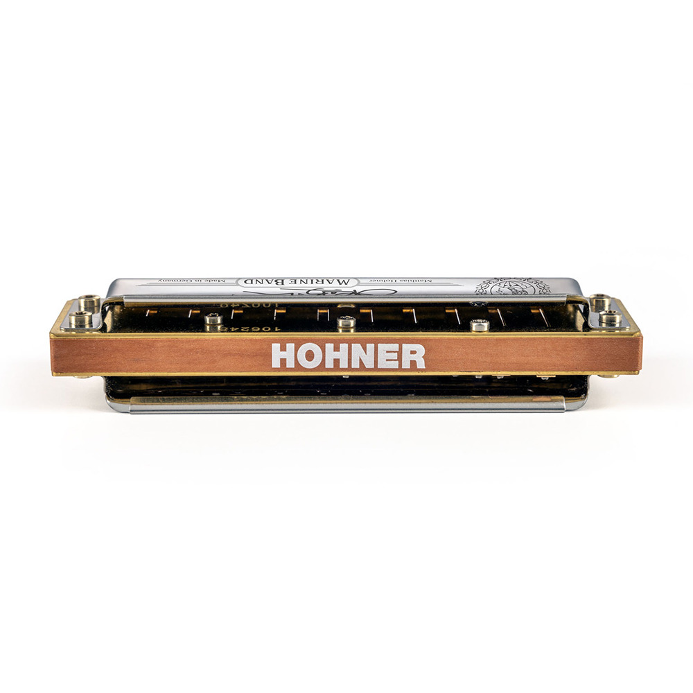 HOHNER ホーナー Steve Baker Signature Harp Gマイナー 10ホールハーモニカ ブルースハープ リア画像