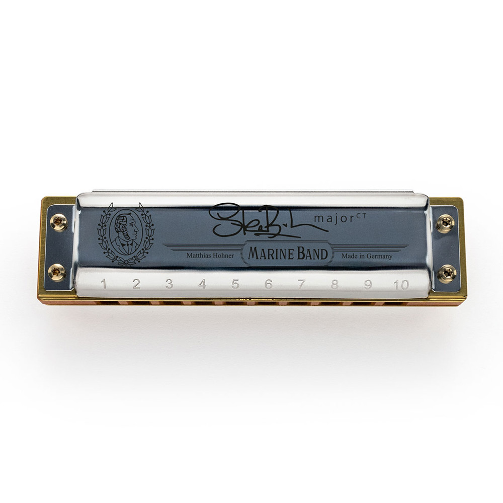 HOHNER ホーナー Steve Baker Signature Harp Gマイナー 10ホールハーモニカ ブルースハープ トップ画像