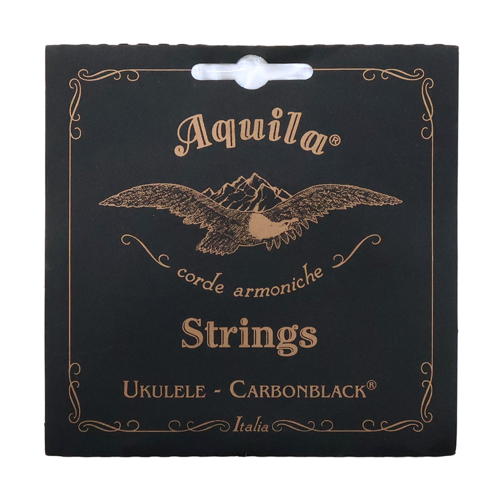 AQUILA アクイーラ AQC-SLW 148U Carbonblack Series ソプラノウクレレ弦 LOW-G 4弦巻線