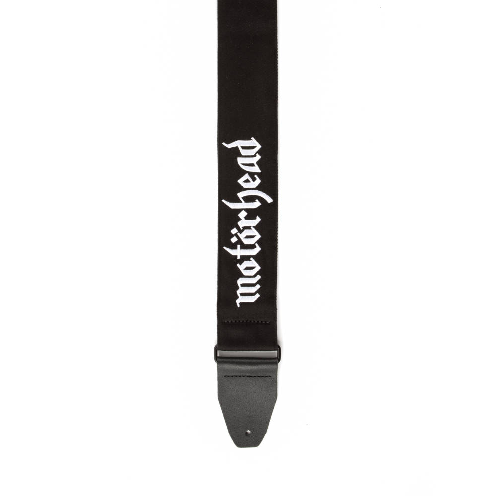 JIM DUNLOP ジムダンロップ MH02 MOTORHEAD LOGO STRAP ギターストラップ レザーエンド