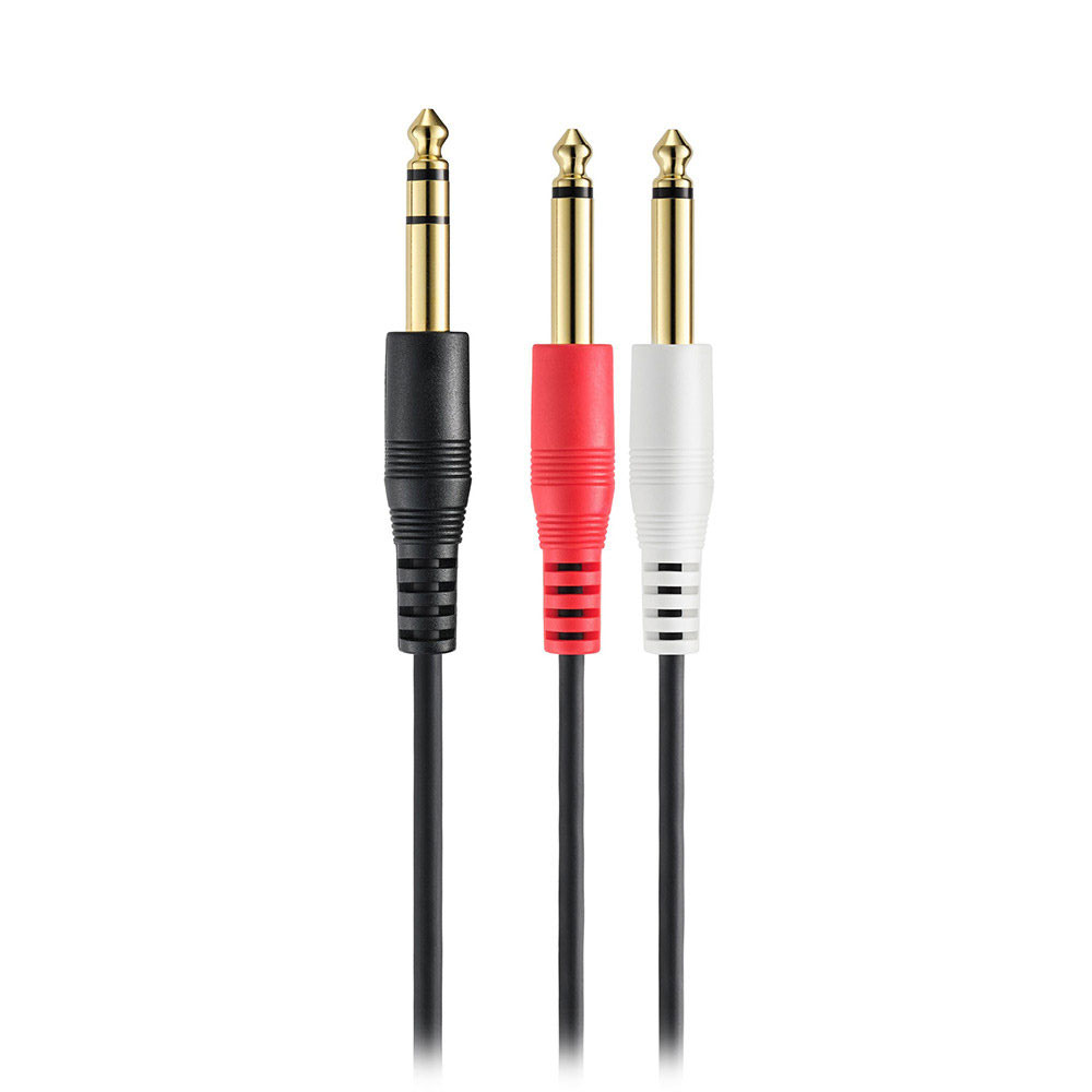 AUDIO-TECHNICA オーディオテクニカ AT-MI84/1.5 モノラルフォン×2-ステレオフォン 1.5m オーディオケーブル