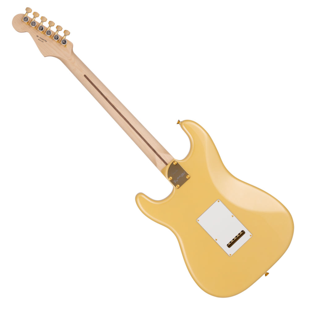 Fender フェンダー Erino Yumiki Stratocaster Rosewood Fingerboard Yellow Pearl エレキギター ボディバック