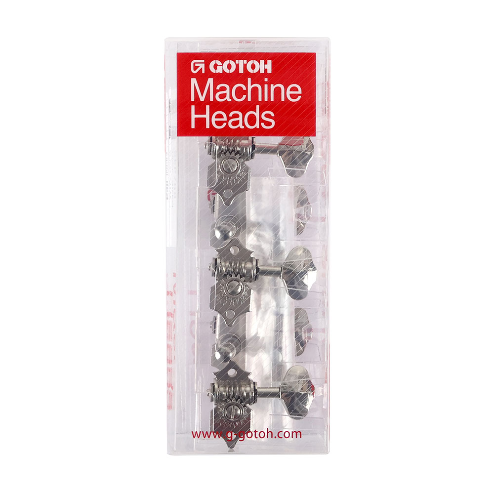 ゴトー GOTOH SEP700-06M-L3R3-Nickel for Slotted Head ギターペグ
