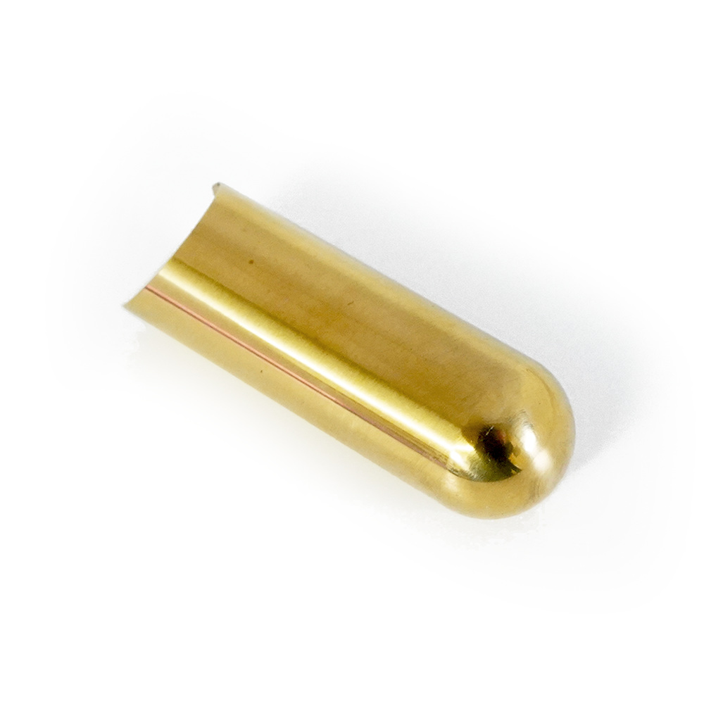 THE ROCK SLIDE ザロックスライド BTRS-SB Balltip Guitar Slide Brass Small スライドバー 斜めアングル画像2