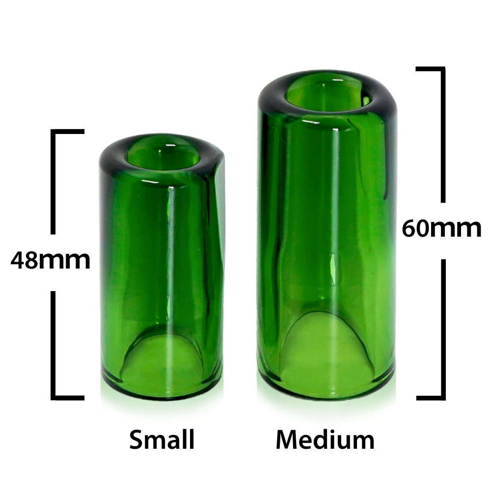 THE ROCK SLIDE ザロックスライド GRS-SG Moulded Glass Slide Green Small ガラス製 スライドバー サイズ比較画像1