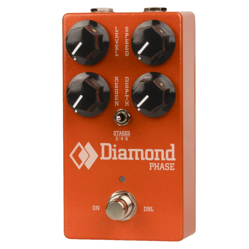 Diamond Pedals ダイヤモンドペダルス PHASE フェイズ ギターエフェクター フェイザー 本体画像 斜め
