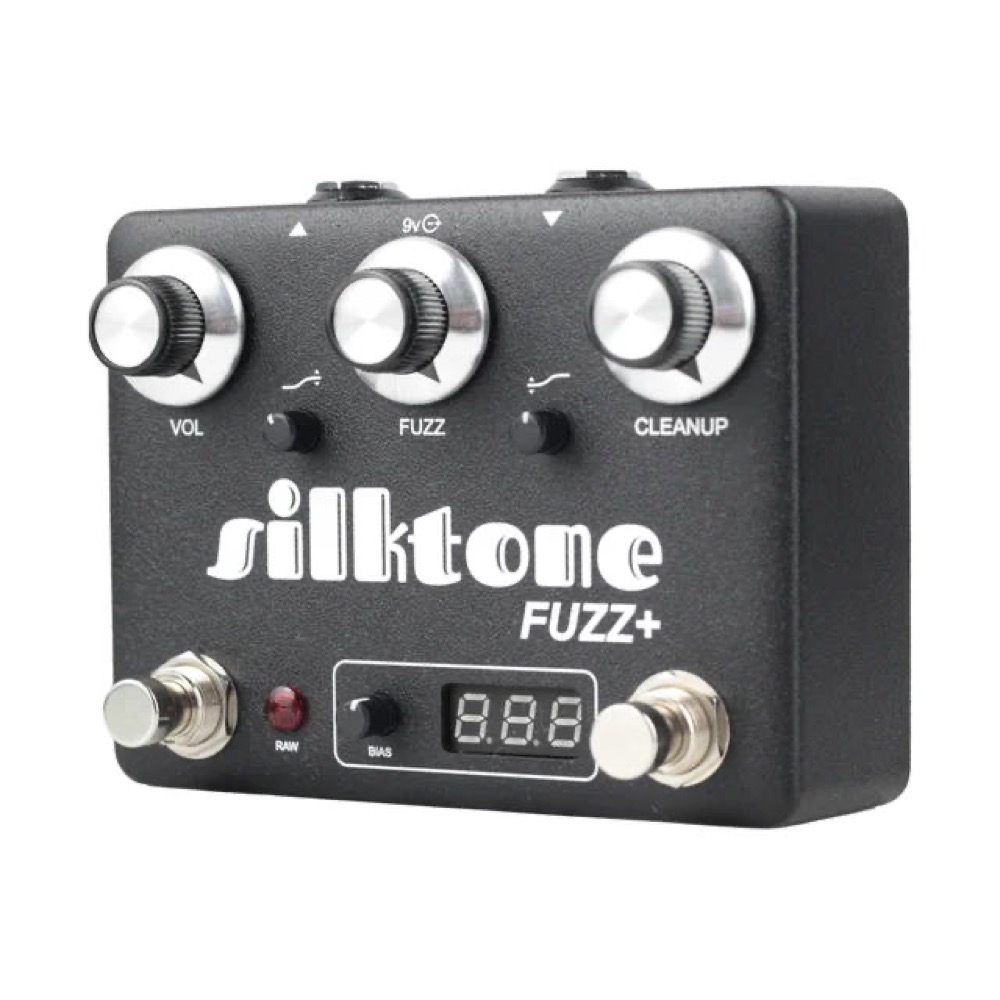 エフェクター silktone Fuzz+ Black シルクトーン ファズプラス ブラック 全体