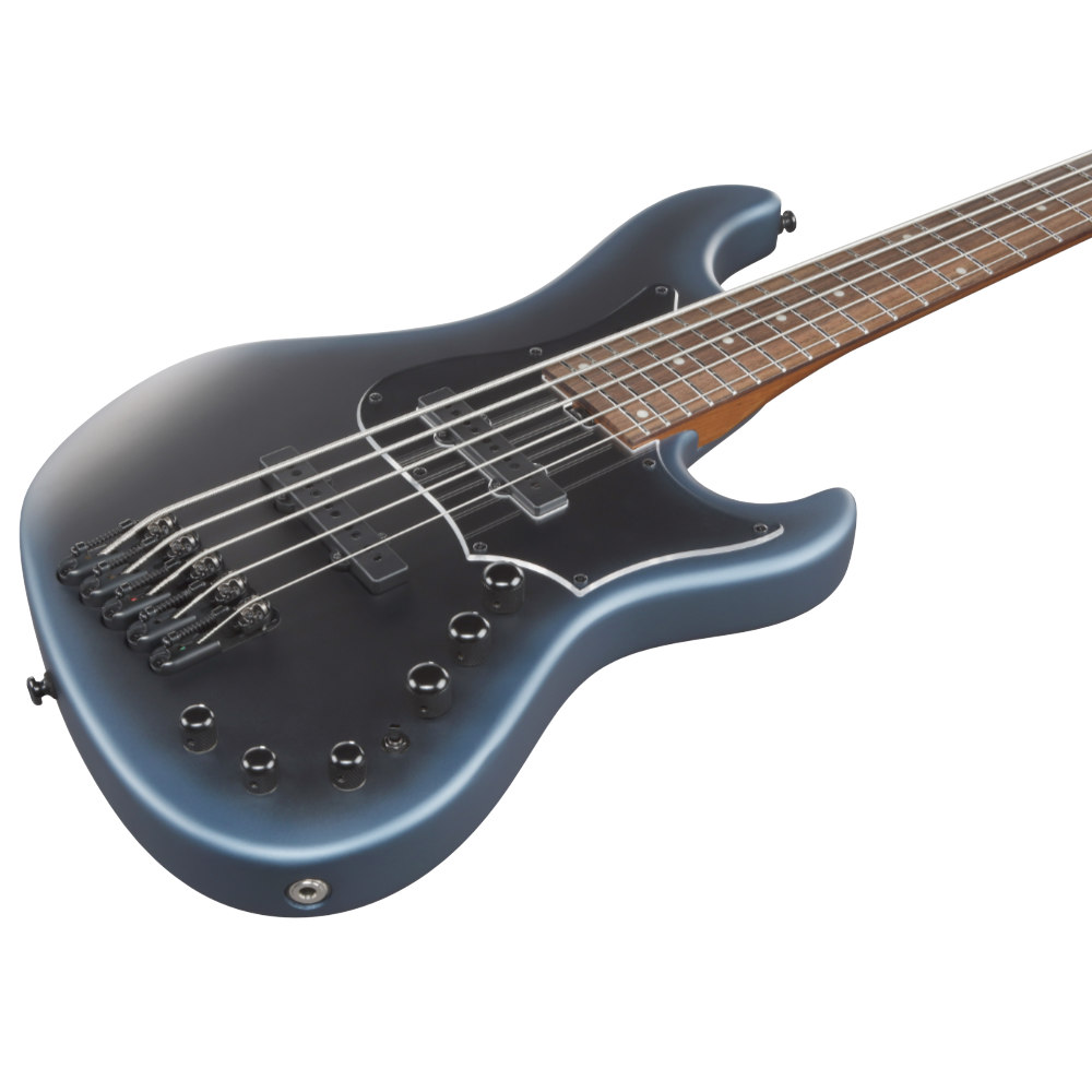 IBANEZ アイバニーズ MDM1005-MAM Mode Series Midnight Arctic Ocean Matte 5弦エレキベース ボディ斜めアングル画像