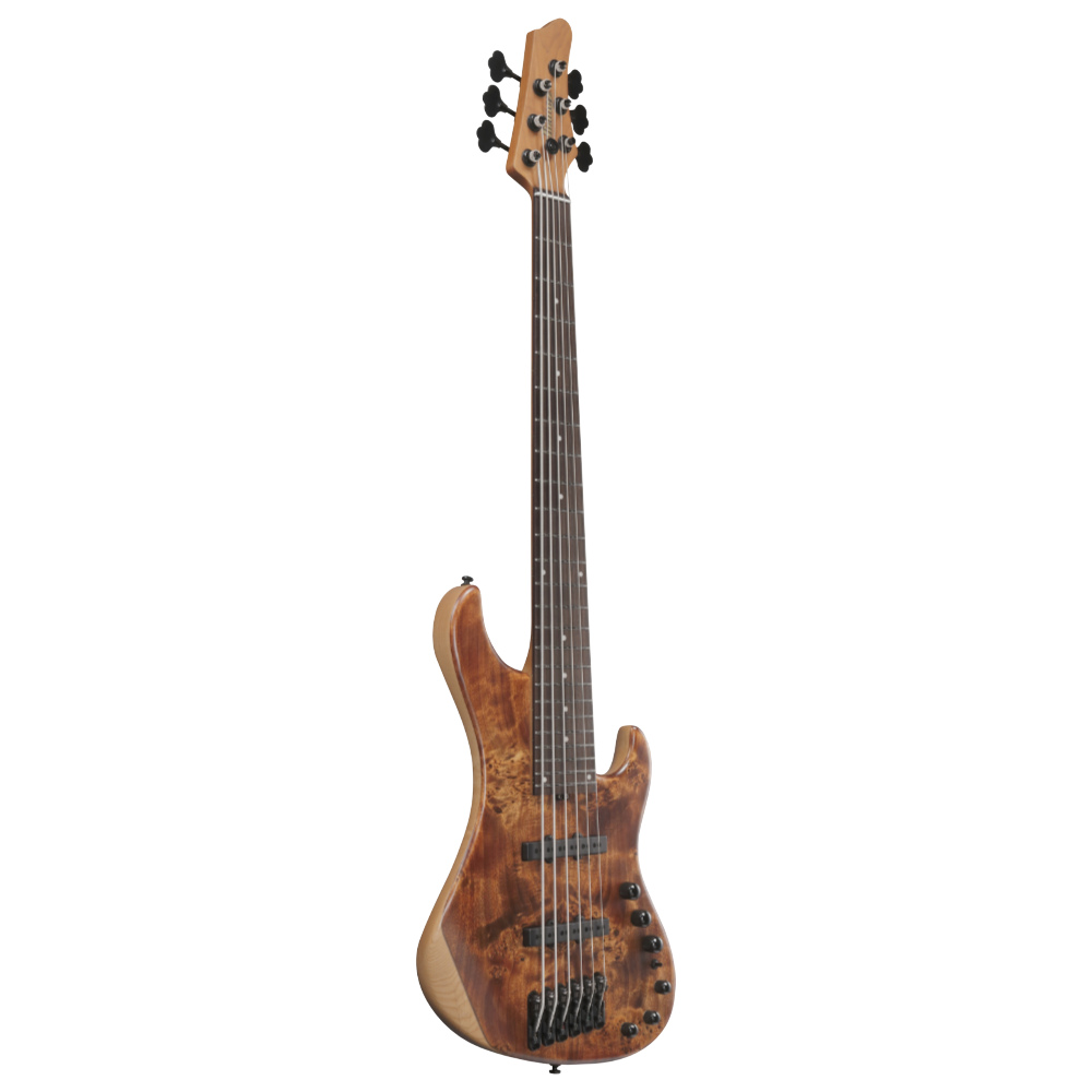 IBANEZ アイバニーズ MDM1606-NML Mode Series Natural Mocha Low Gloss 6弦エレキベース 斜めアングル画像