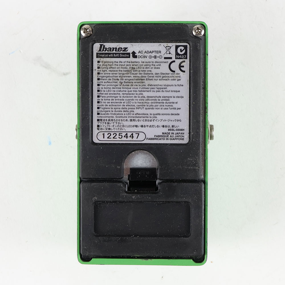 【中古】 オーバードライブ エフェクター IBANEZ TS9 2nd Reissue Tube Screamer チューブスクリーマー ギターエフェクター 裏面