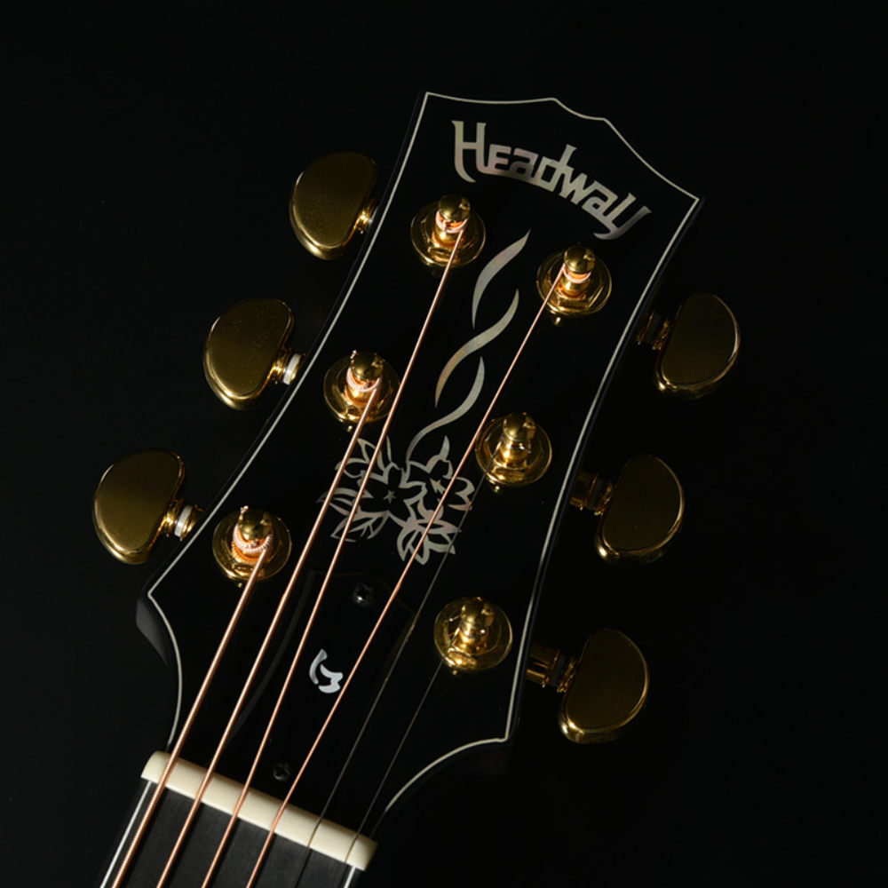 HEADWAY ヘッドウェイ Japan Tune-up Series HGAF-SAKURA/JS YZ-VT エレクトリックアコースティックギター エレアコ ヘッド部