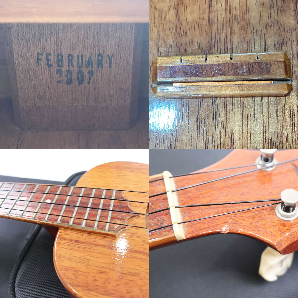 【中古】 ウクレレ KOALOHA UKULELE コアロハ KCM-00 CONCERT 2007年製 コンサートウクレレ 内部 傷