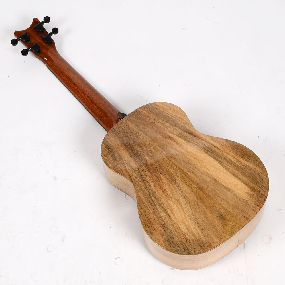 【訳あり】アウトレット ROMERO CREATIONS Grand Tenor Spalted Mango Low-G ウクレレ 背面