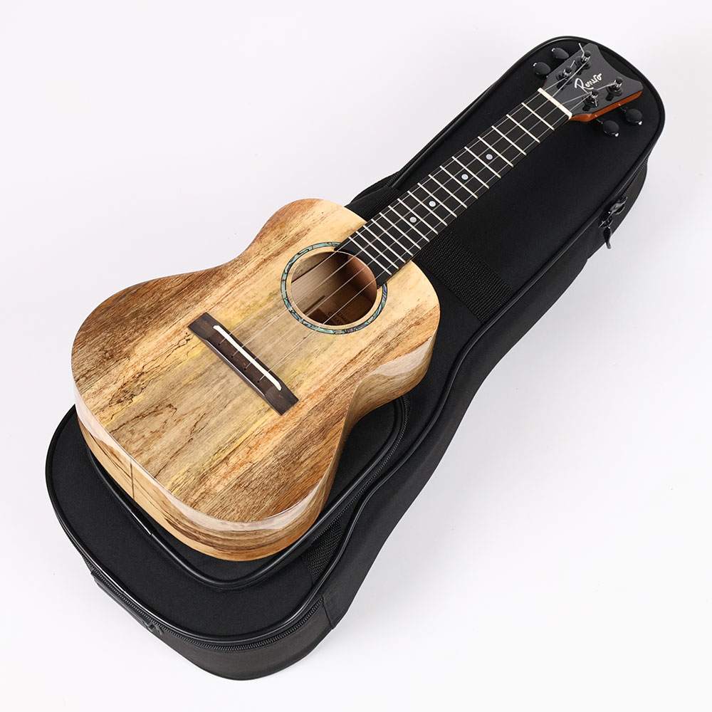 【訳あり】アウトレット ROMERO CREATIONS Romero Soprano Spalted Mango Hi-G ソプラノウクレレ