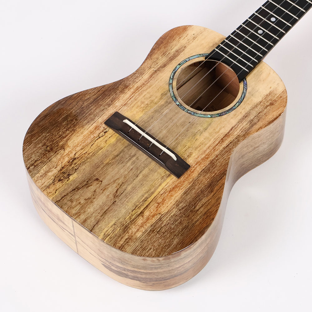 【訳あり】アウトレット ROMERO CREATIONS Romero Soprano Spalted Mango Hi-G ソプラノウクレレ ボディ
