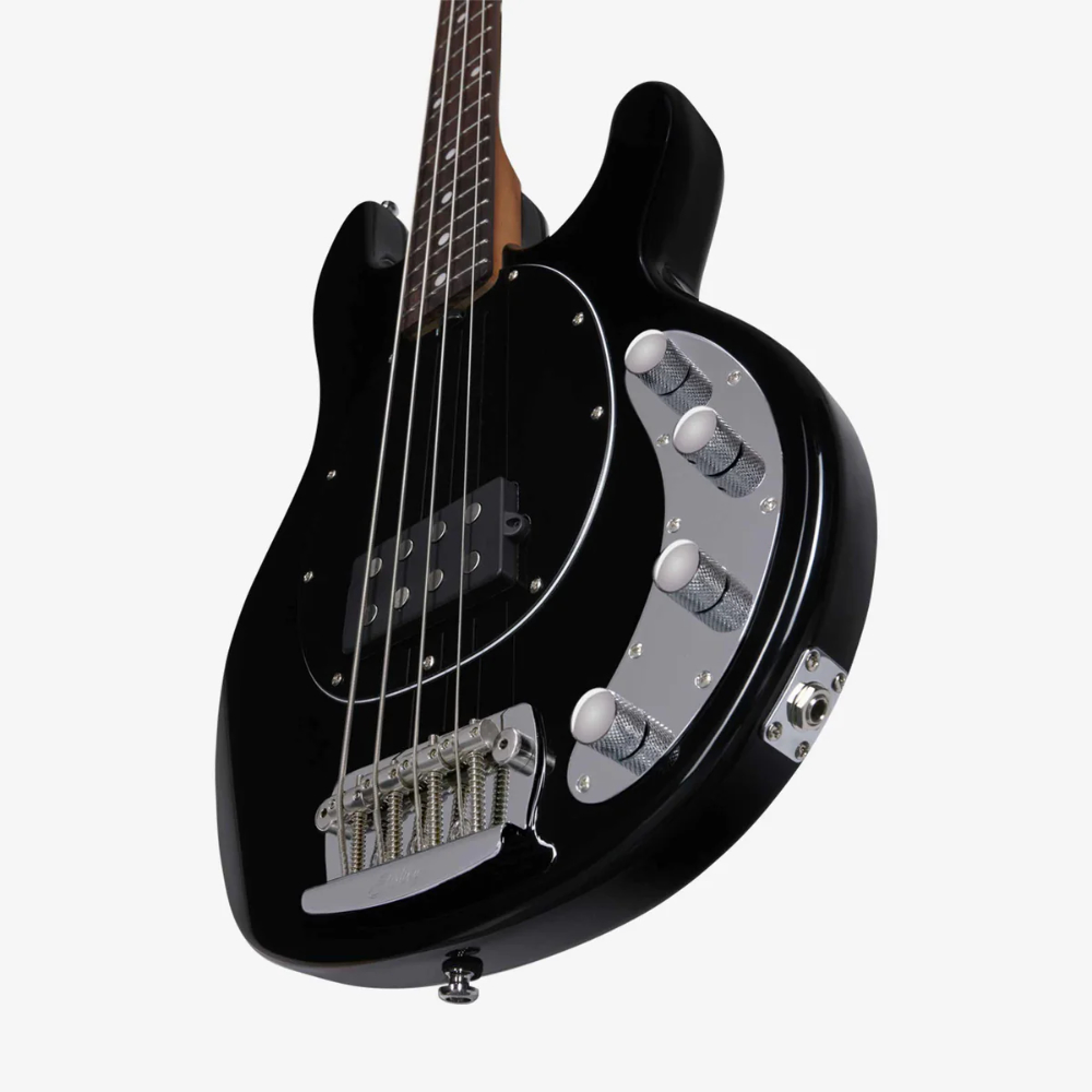 Sterling by MUSICMAN StingRay RAY34-BK-R2 ミュージックマン スティグレイ ブラック アングル