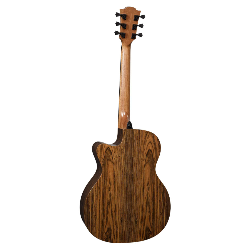 アコースティックギター LAG GUITARS HV30ACE NEW HYVIBEシリーズ スマートギター オーディトリアムサイズ ローズウッドバック&サイド バック画像