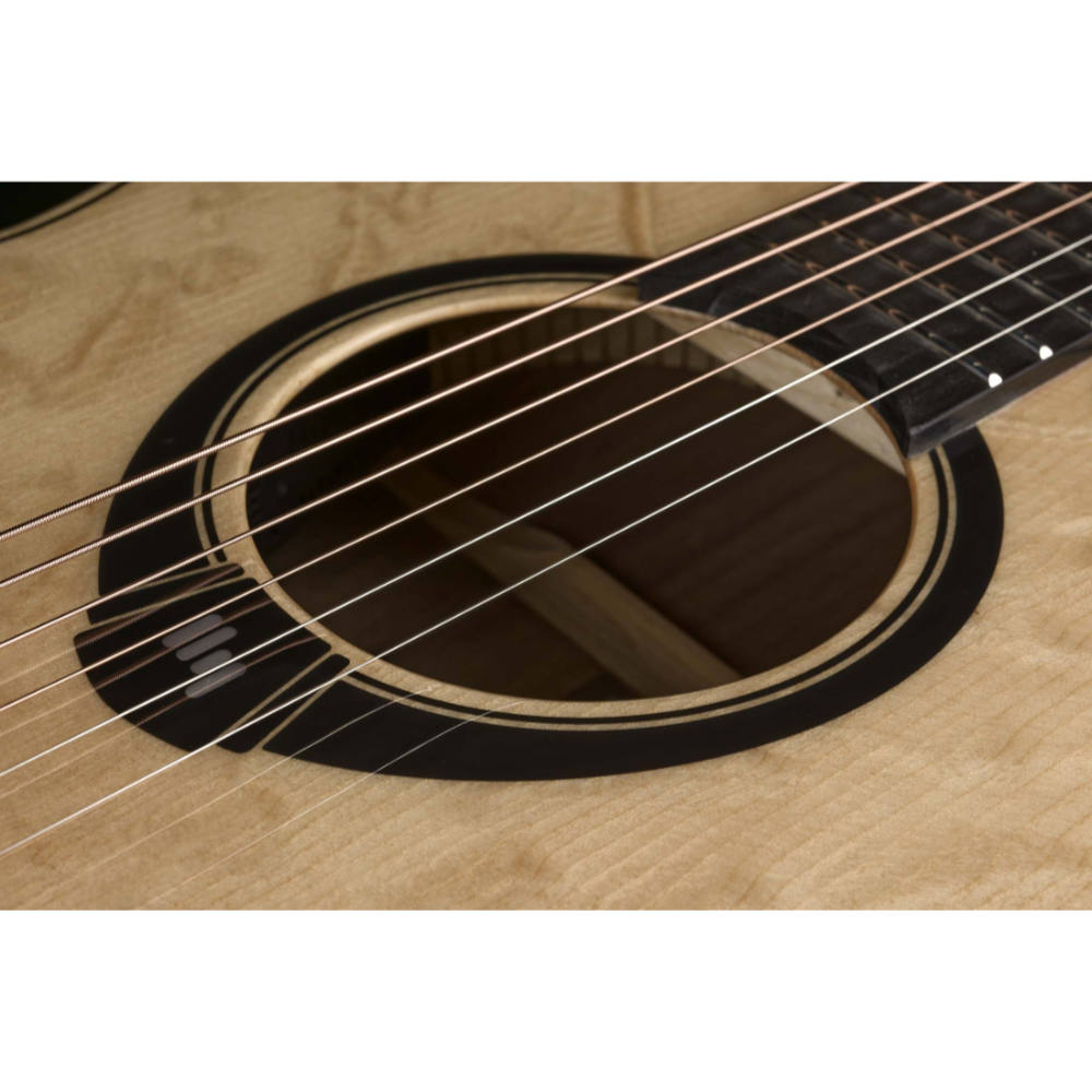 アコースティックギター LAG GUITARS HV30ACE NEW HYVIBEシリーズ スマートギター オーディトリアムサイズ ローズウッドバック&サイド ホール画像