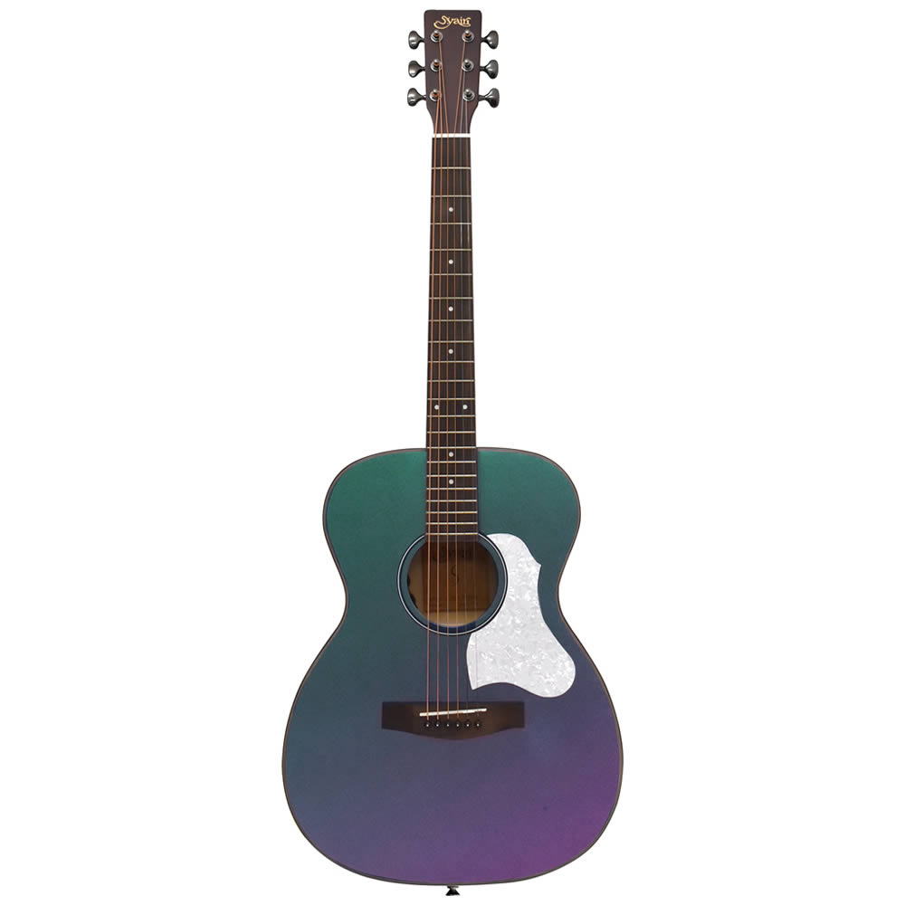 アコースティックギター エレアコ S.YAIRI YEF-01LTD ERV Emerald Violet マジョーラカラー フォークサイズ FISHMANピックアップ付き エメラルドバイオレット